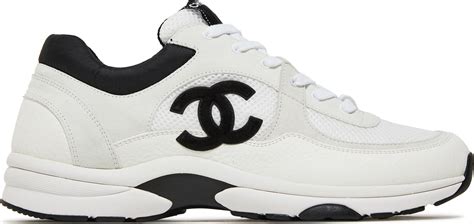 Chanel sneakers white and black